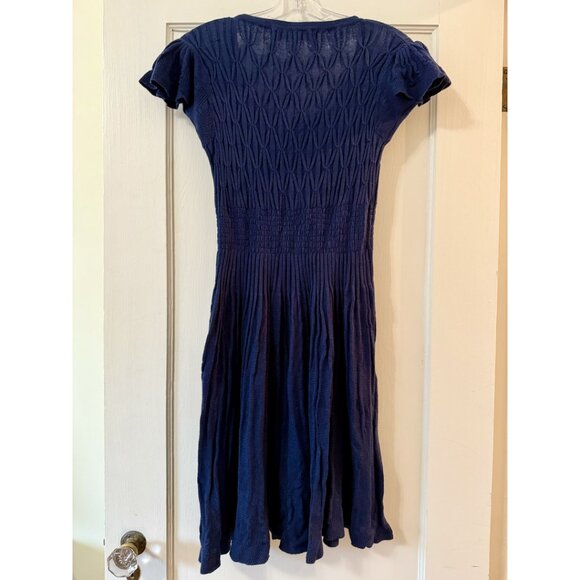 Anthropologie | Sparrow Navy Amarena Sweater Dress - Picture 6 of 12